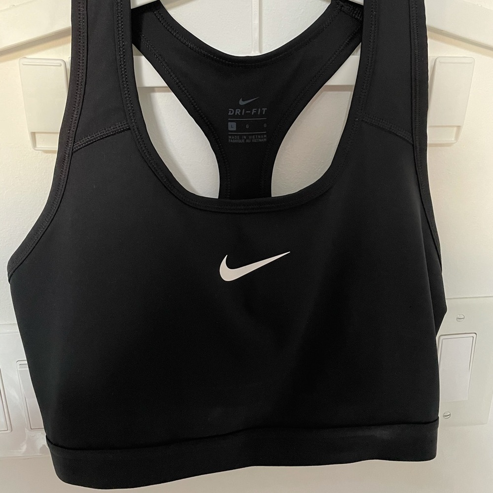 Nike Black Sports Bra (L)